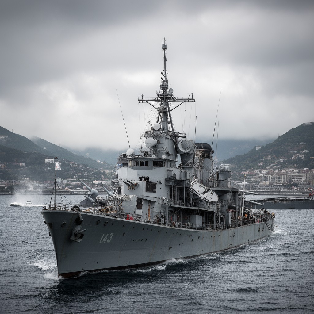 AI-generated illustration of HMS Zulu