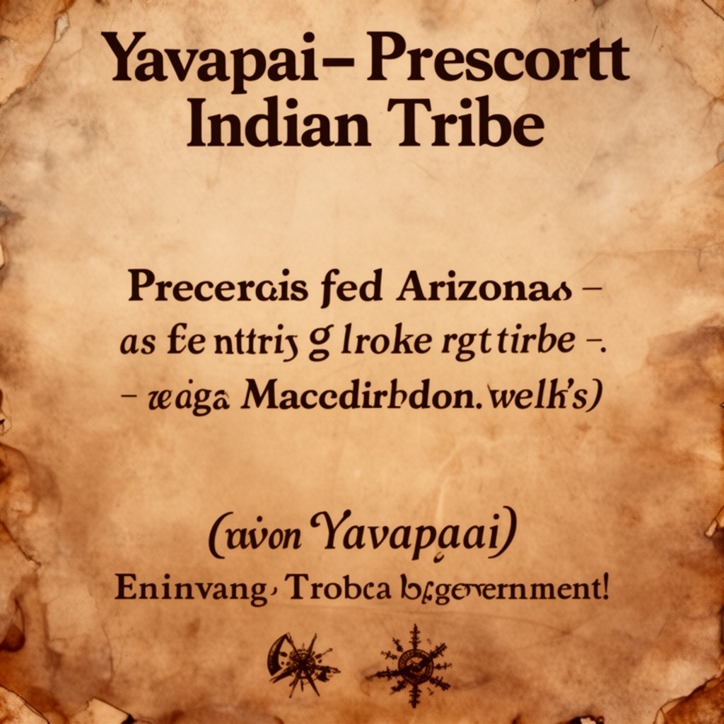 AI-generated illustration of Yavapai-Prescott Indian Tribe