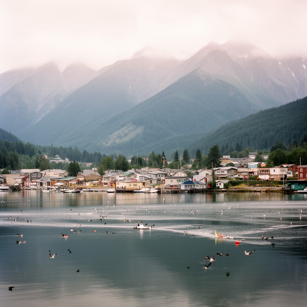 AI-generated illustration of Haines, Alaska
