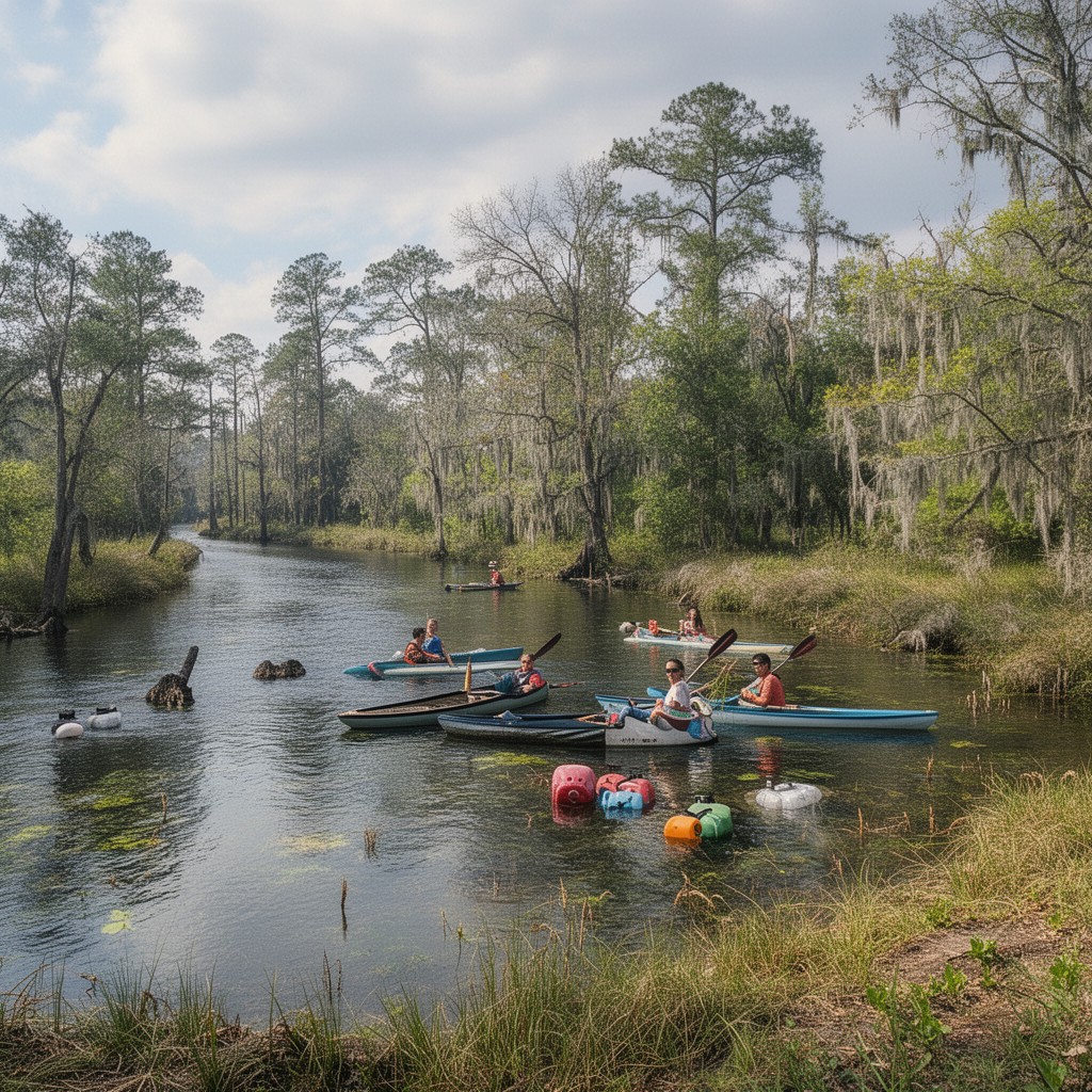 AI-generated illustration of Gilchrist County, Florida
