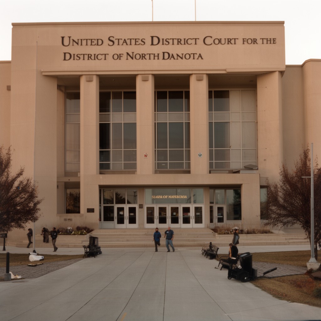 AI-generated illustration of United States District Court for the District of North Dakota