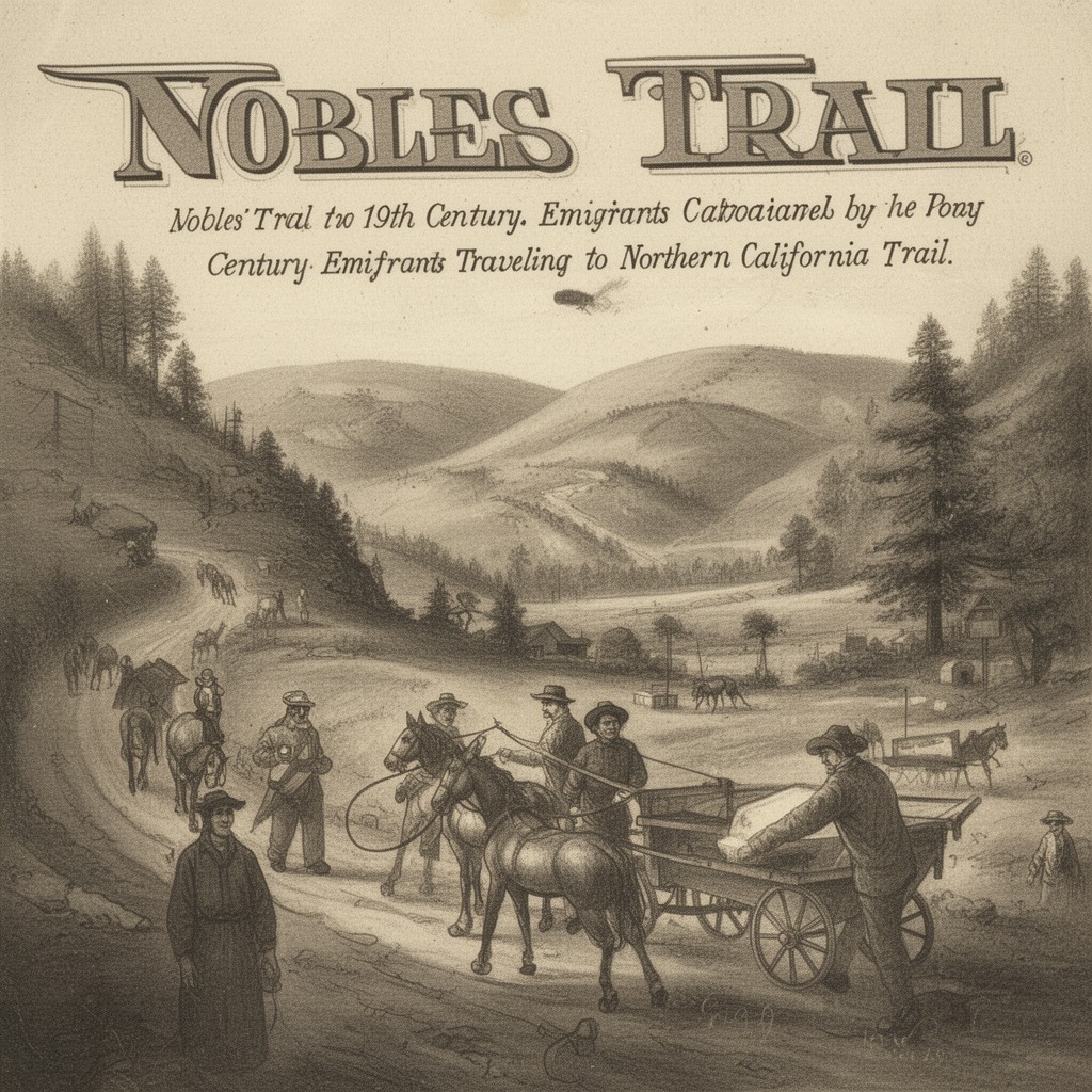 AI-generated illustration of Nobles Trail