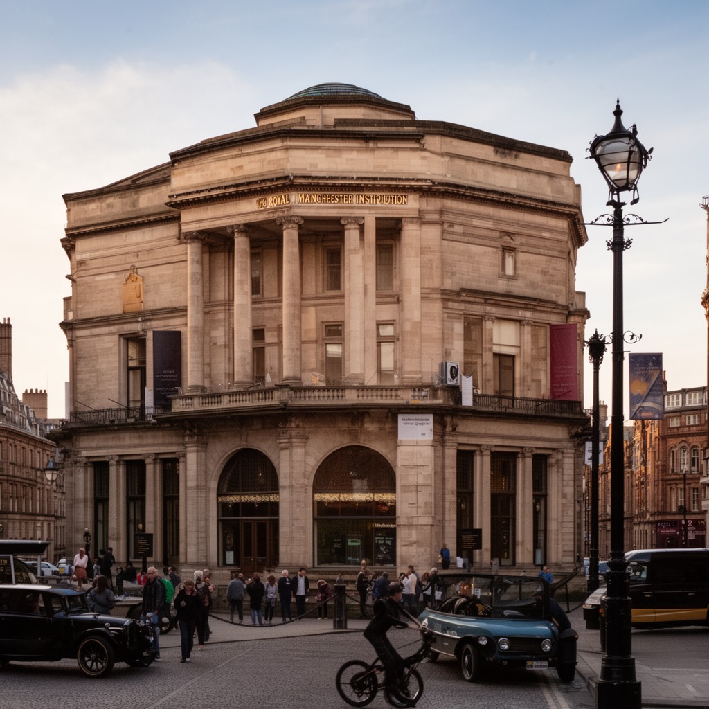 AI-generated illustration of Royal Manchester Institution