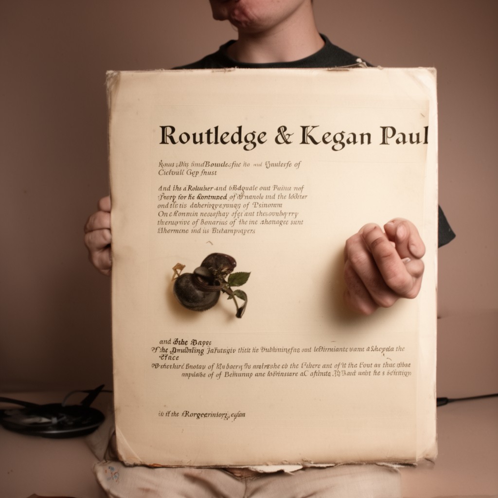 AI-generated illustration of Routledge & Kegan Paul