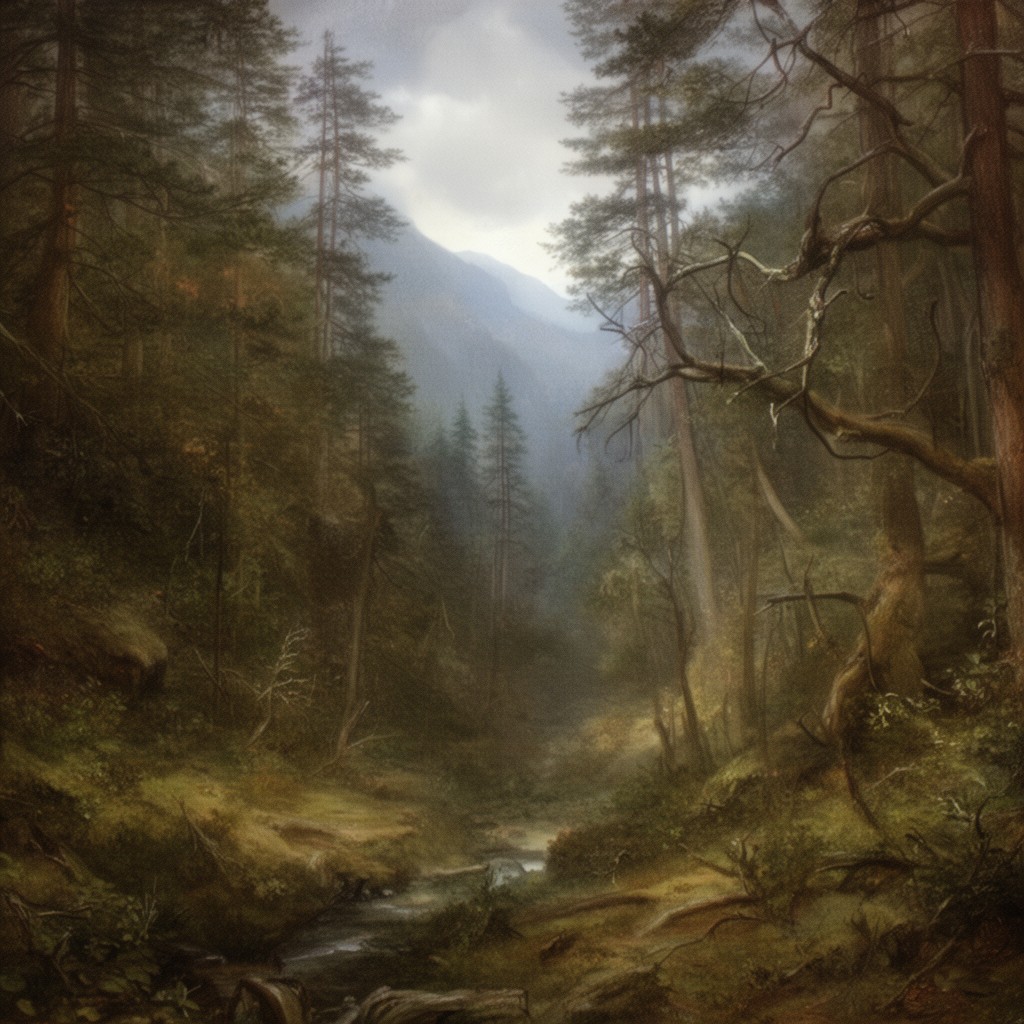 AI-generated illustration of Ideas for a Philosophy of Nature