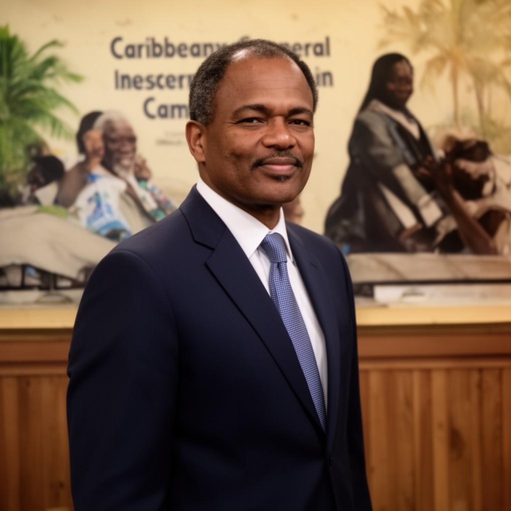AI-generated illustration of Secretary-General of the Caribbean Community