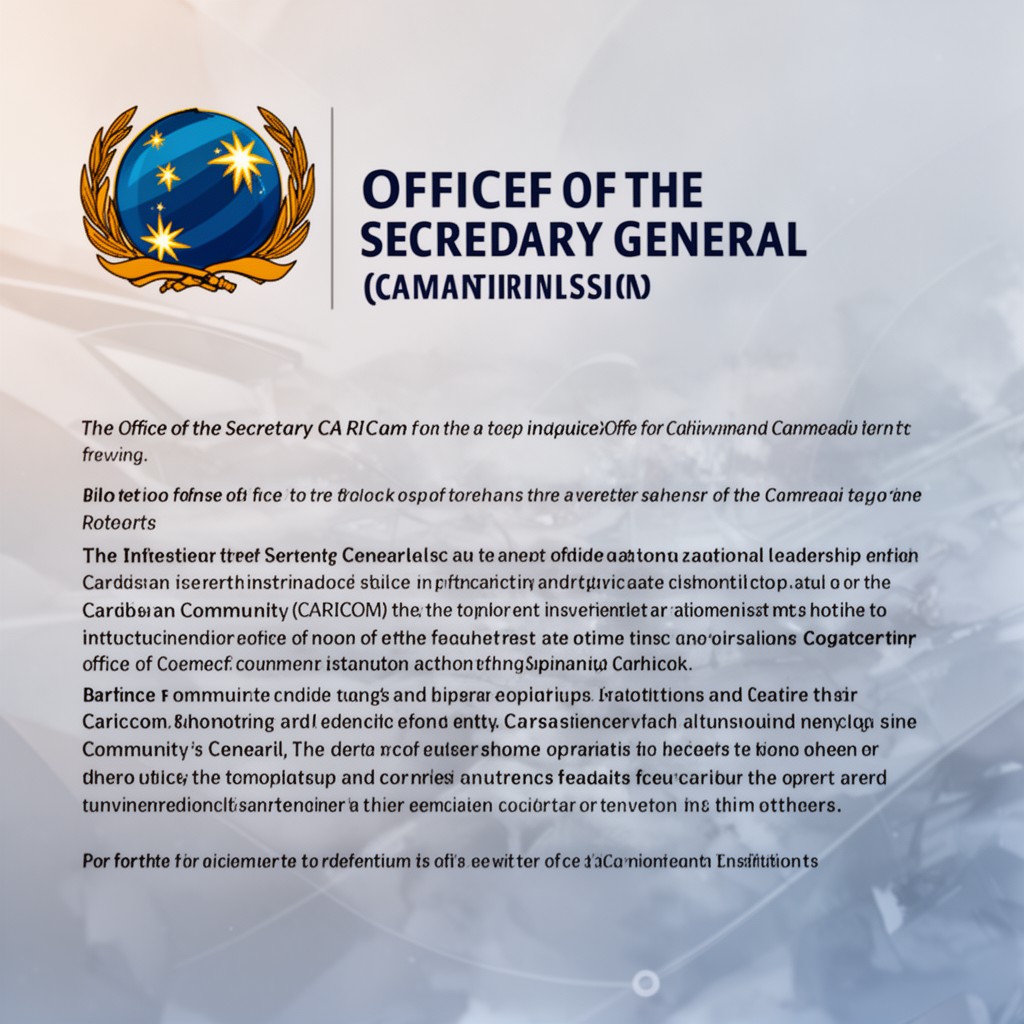 AI-generated illustration of Office of the Secretary-General