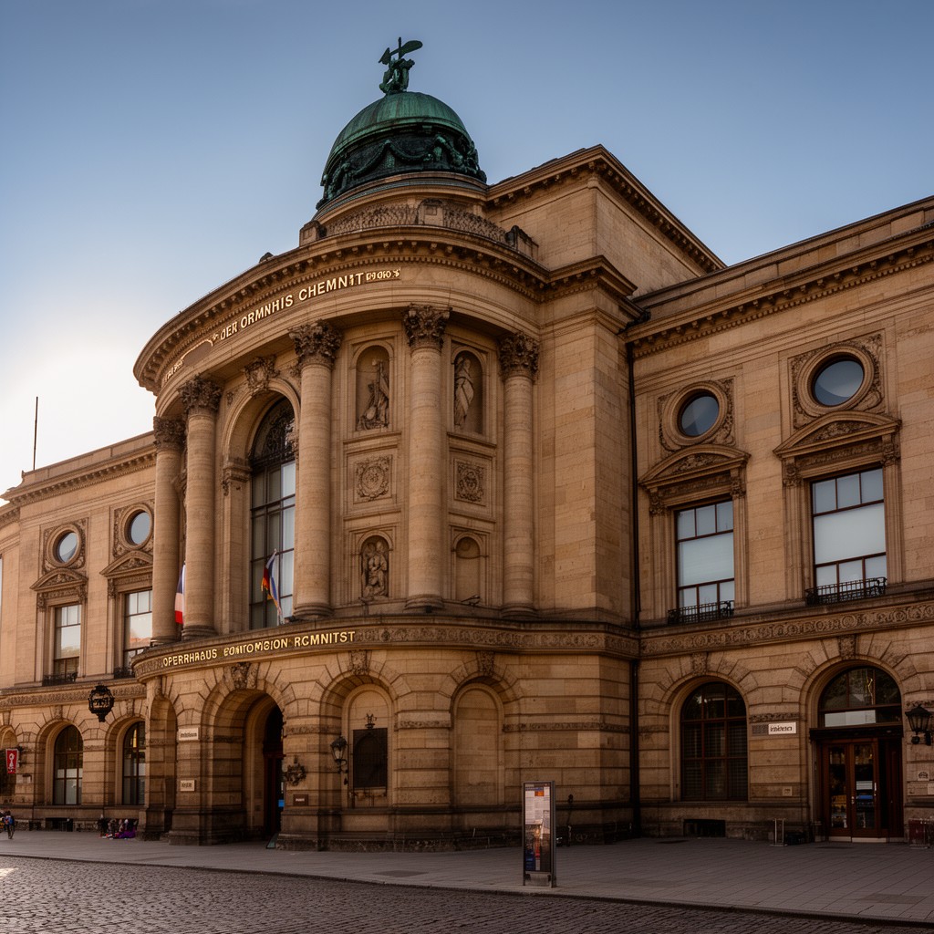AI-generated illustration of Opernhaus Chemnitz