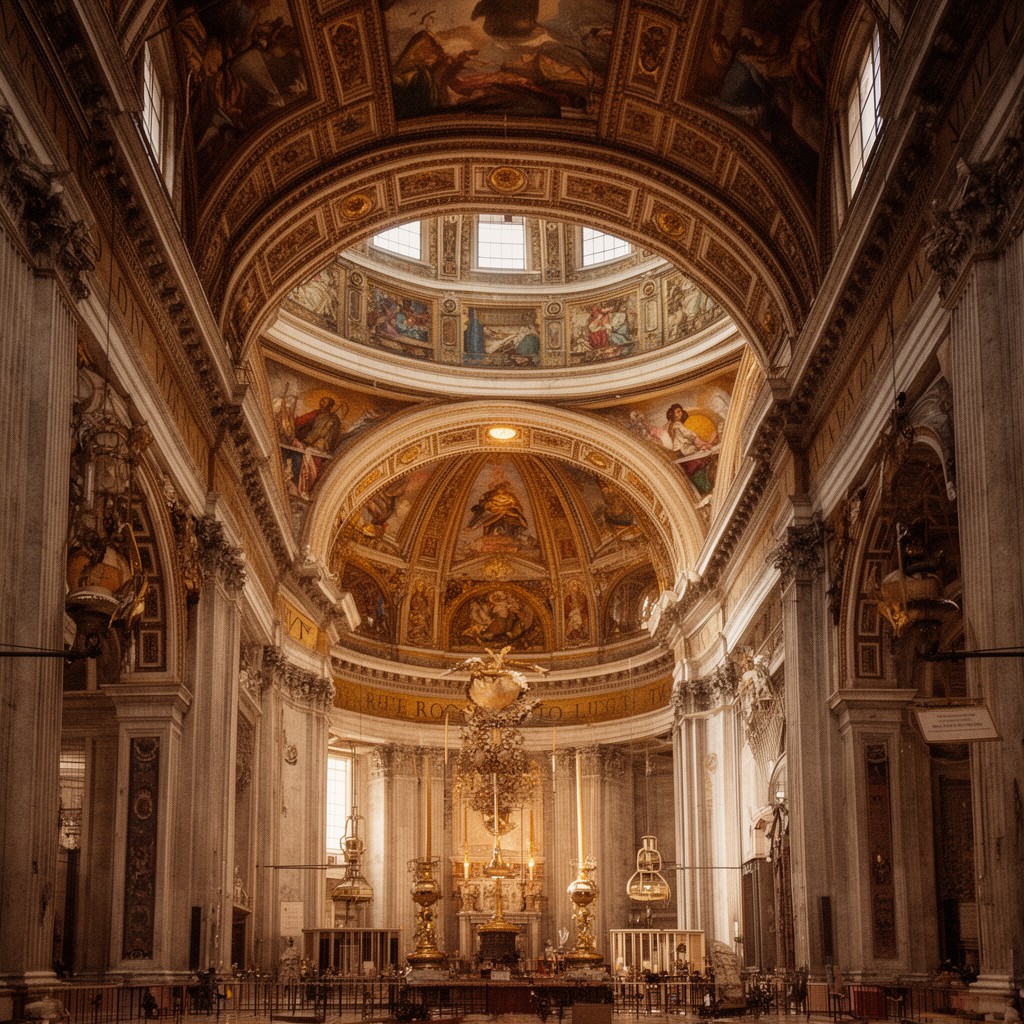 AI-generated illustration of Basilica Sancti Petri Vetus