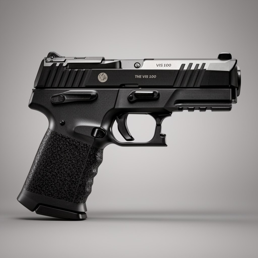 AI-generated illustration of VIS 100 pistol