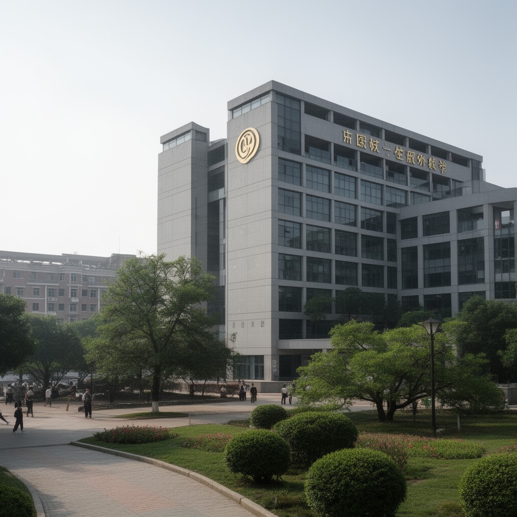 AI-generated illustration of Central China Normal University