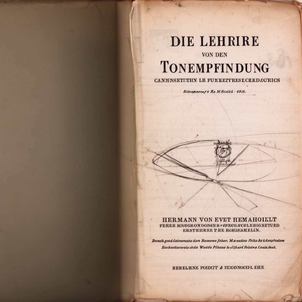 AI-generated illustration of Die Lehre von den Tonempfindungen