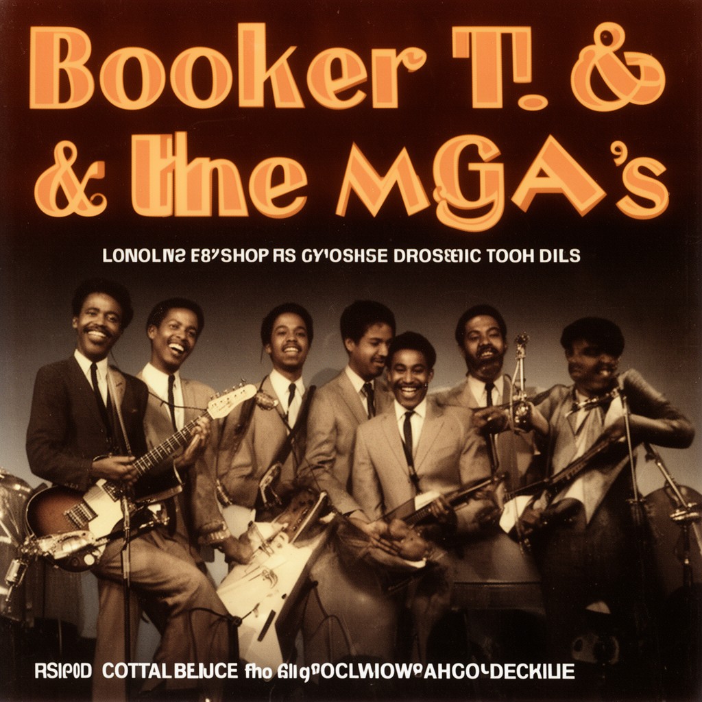 AI-generated illustration of Booker T. & the M.G.'s