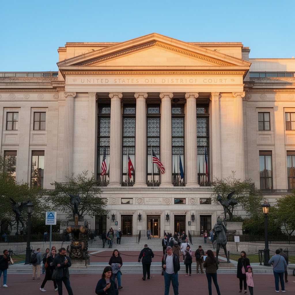 AI-generated illustration of United States District Court for the District of Columbia