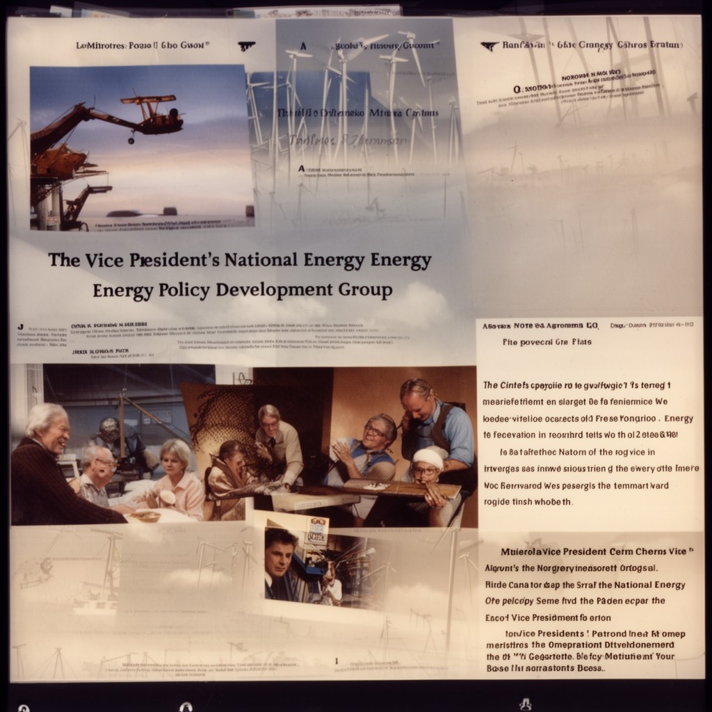 AI-generated illustration of Vice President’s National Energy Policy Development Group