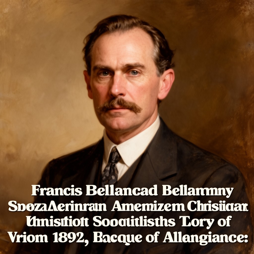 AI-generated illustration of Francis Bellamy