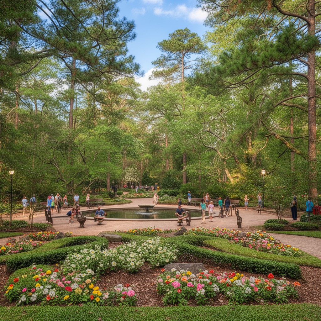 AI-generated illustration of Callaway Gardens