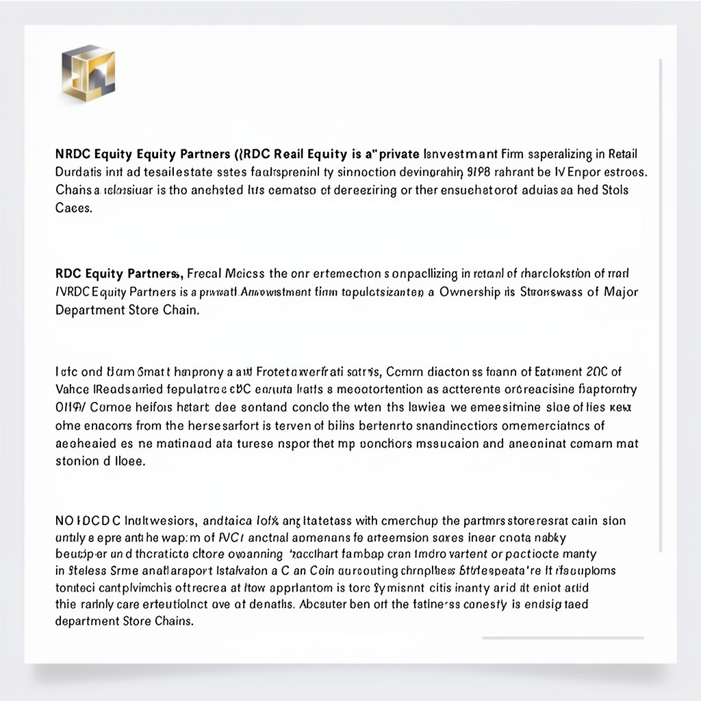 AI-generated illustration of NRDC Equity Partners