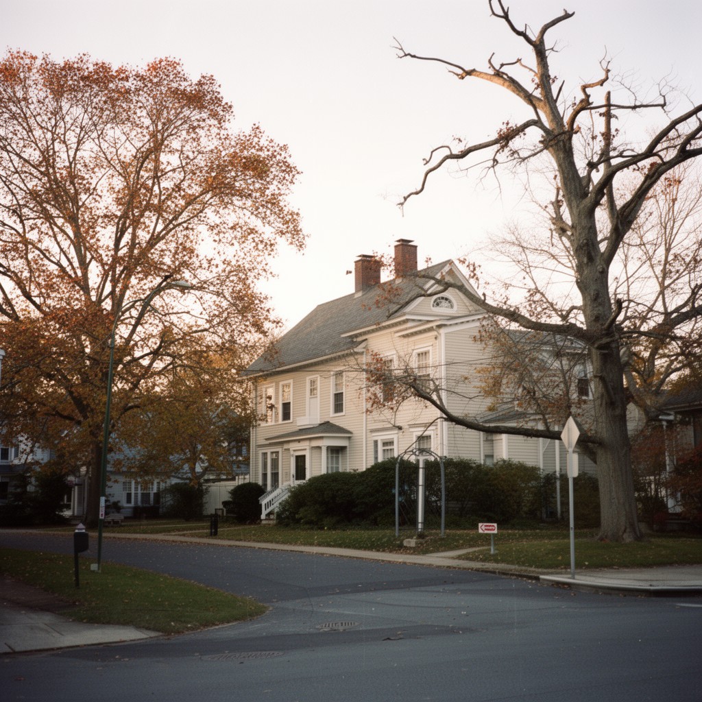 AI-generated illustration of Bedford, Massachusetts