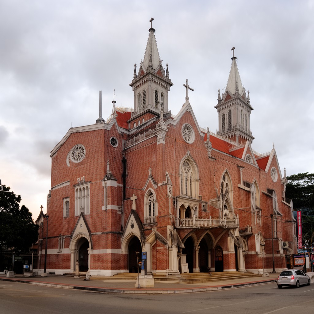 AI-generated illustration of Old Catholic Church in the Philippines