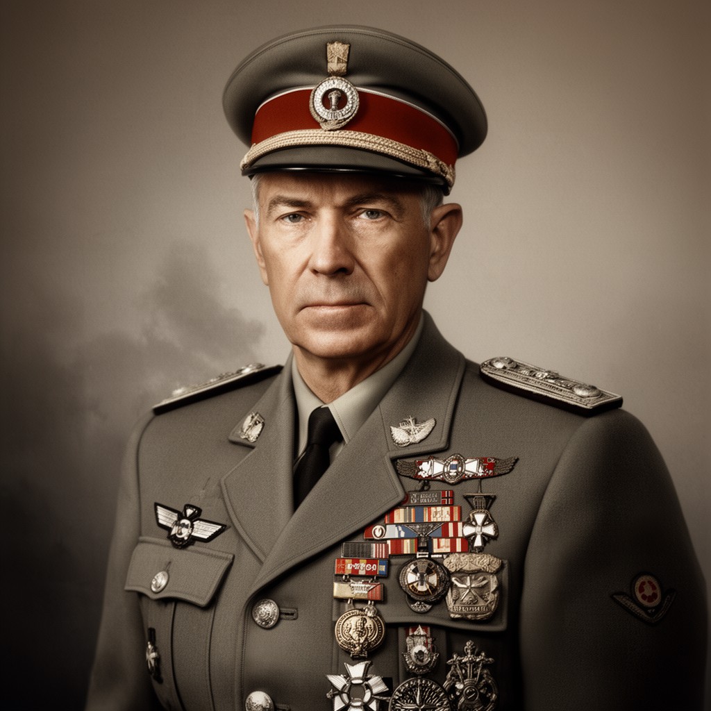 AI-generated illustration of Field Marshal Georg von Küchler