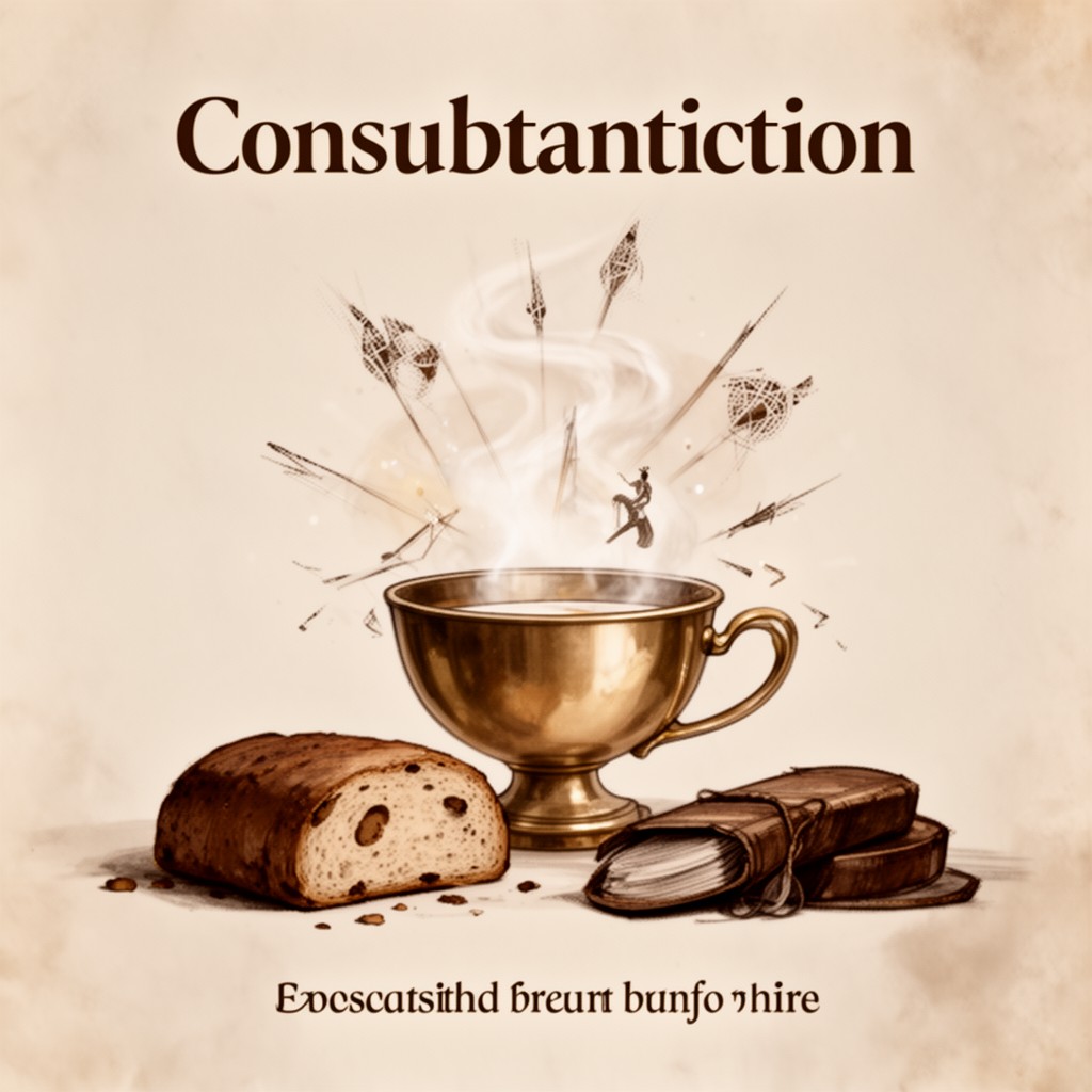 AI-generated illustration of Consubstantiation