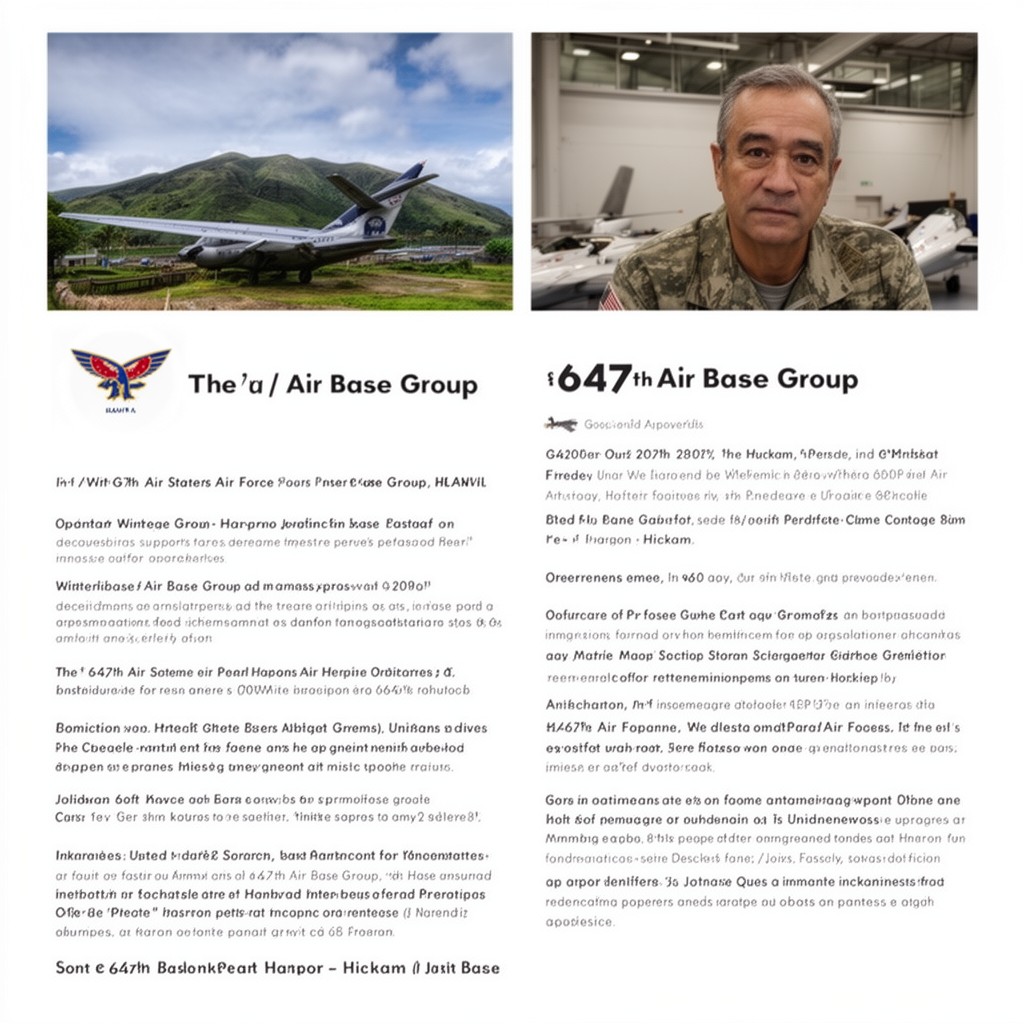 AI-generated illustration of 647th Air Base Group
