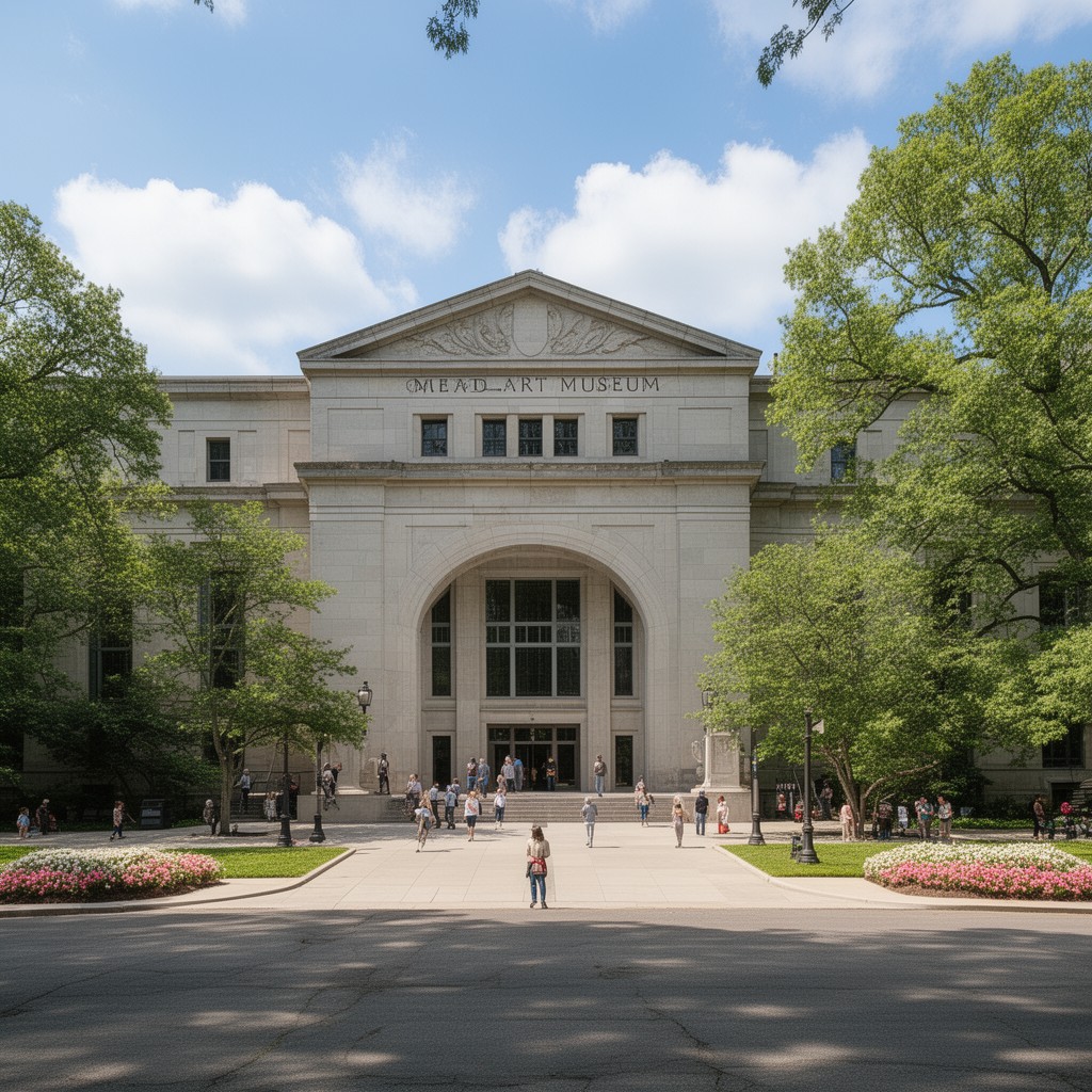 AI-generated illustration of Mead Art Museum