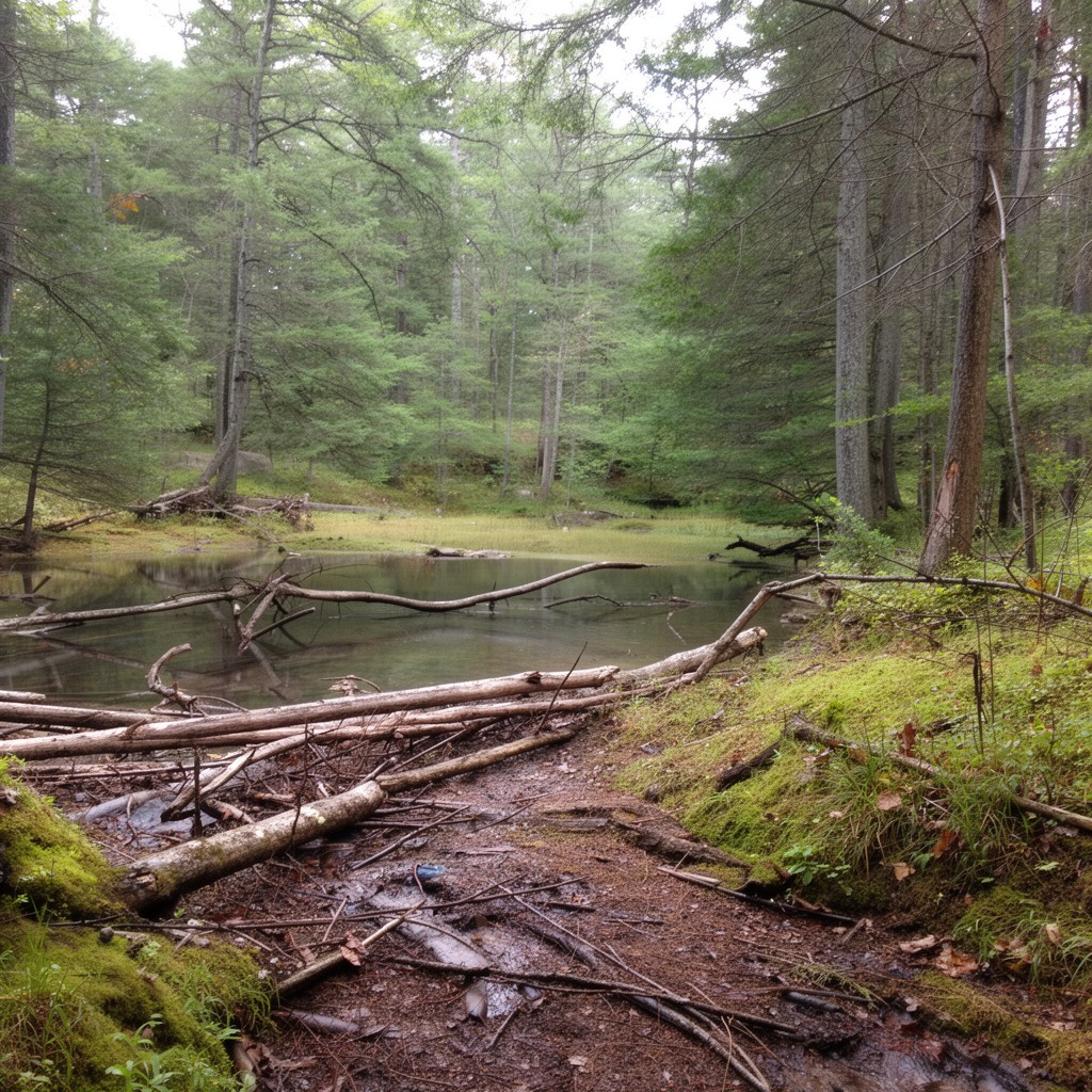 AI-generated illustration of Clarence Fahnestock State Park