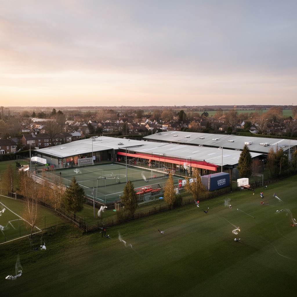 AI-generated illustration of London Colney