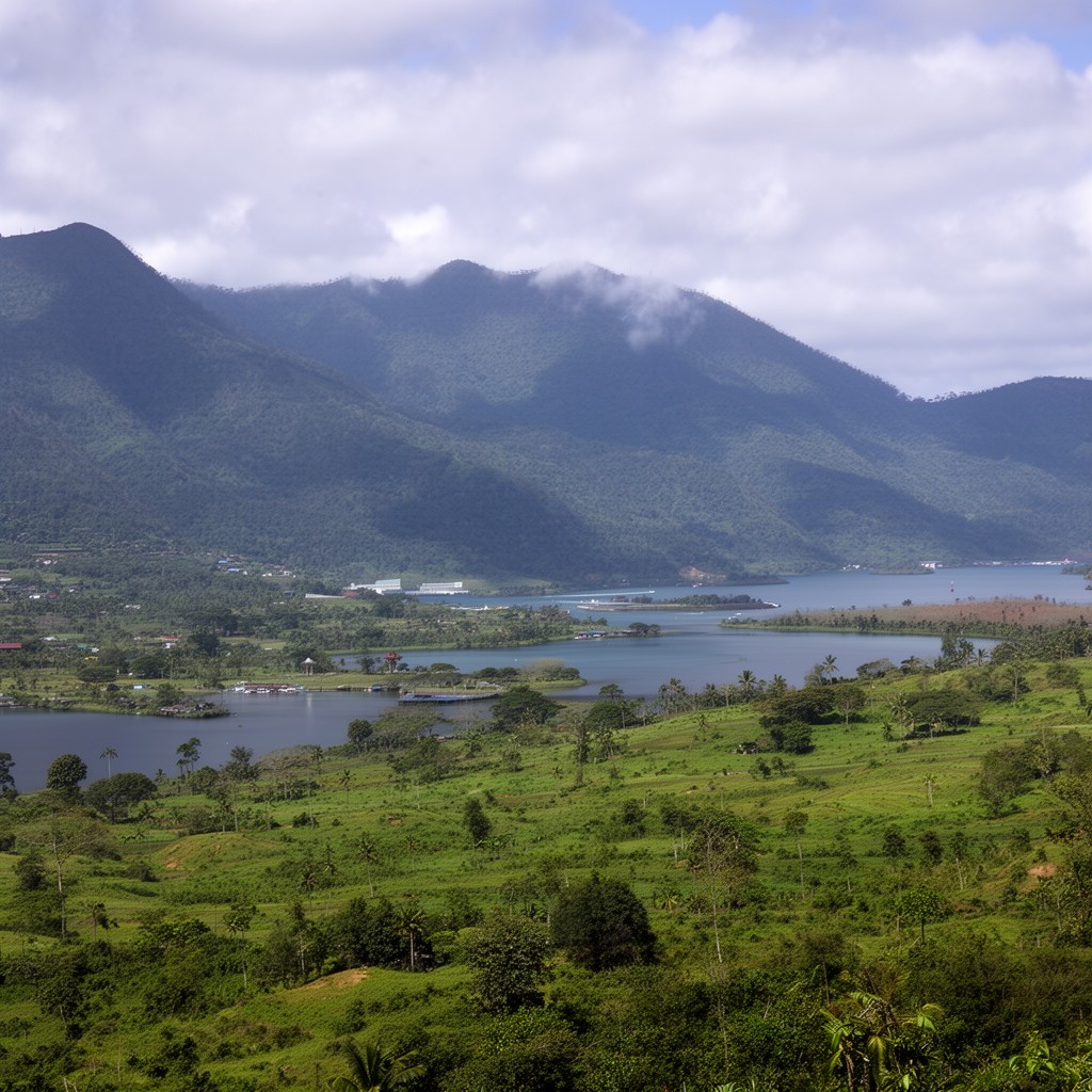AI-generated illustration of West Sulawesi