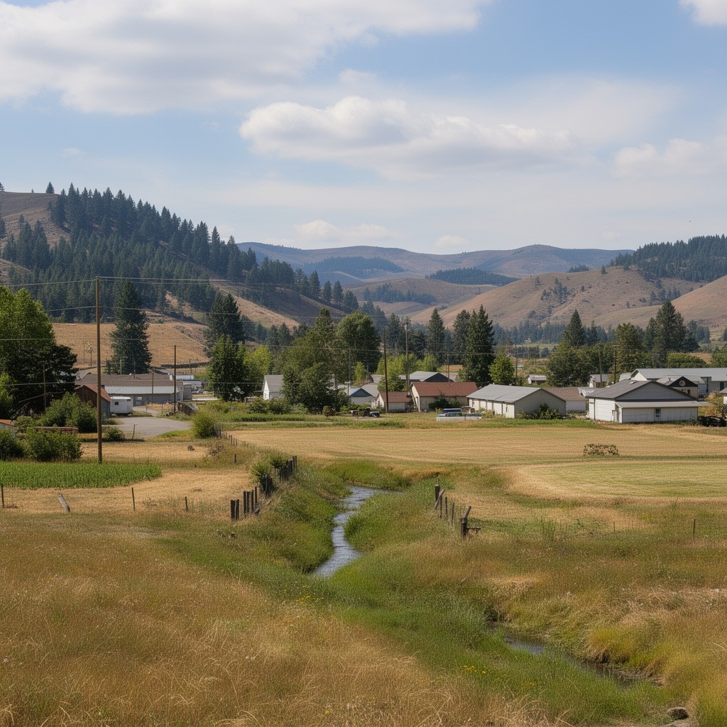 AI-generated illustration of Wilson Creek, Washington