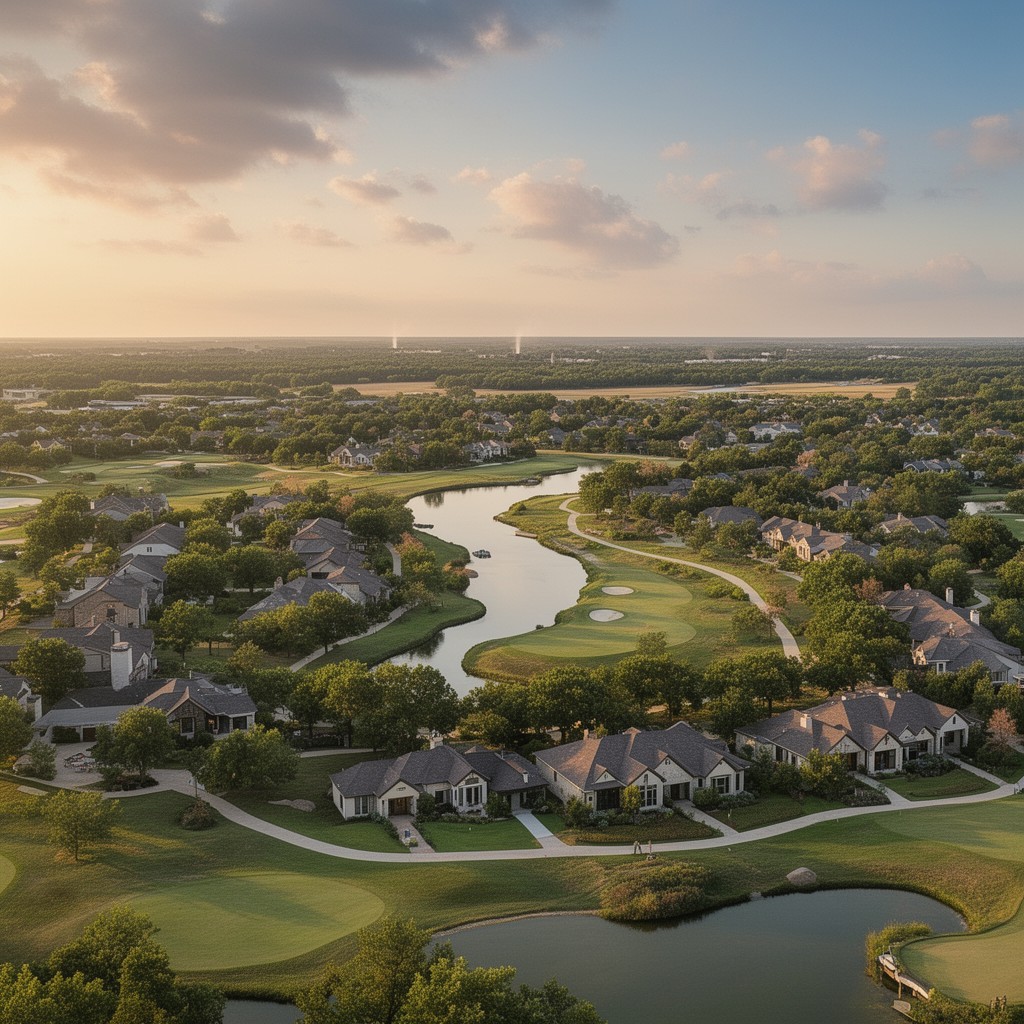AI-generated illustration of Town of Lantana, Texas