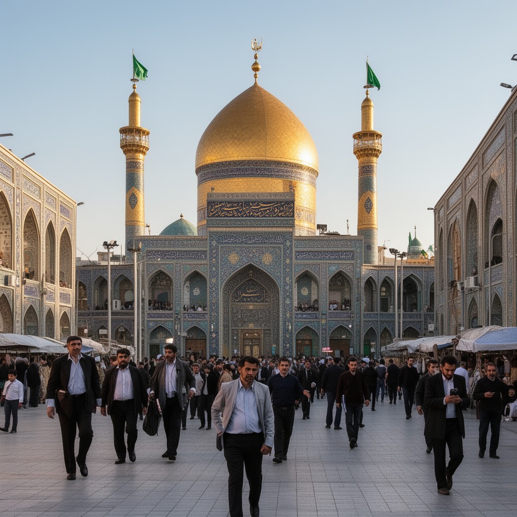 AI-generated illustration of Qom