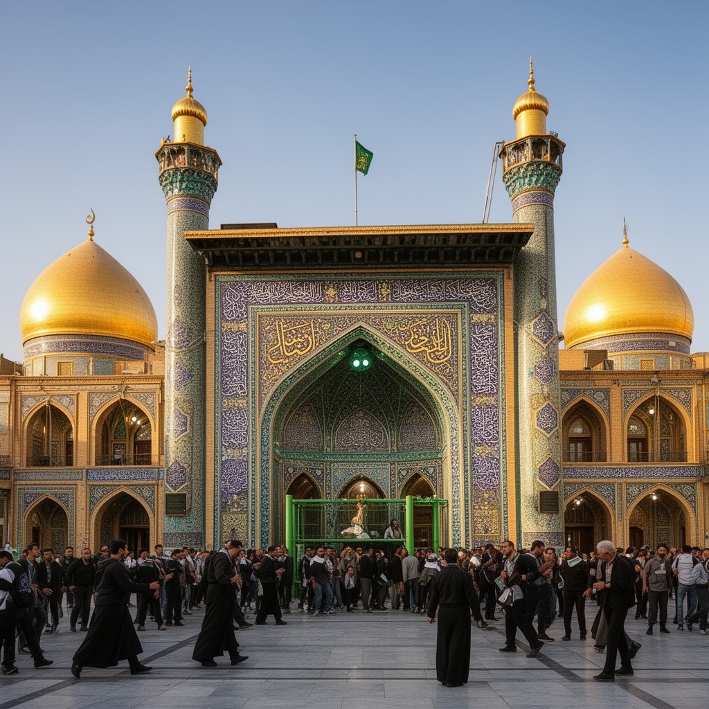 AI-generated illustration of Imam Ali Shrine