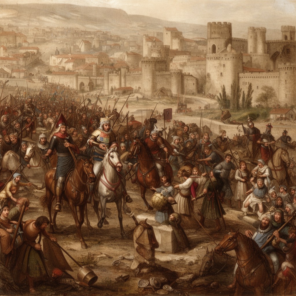AI-generated illustration of Albigensian Crusade