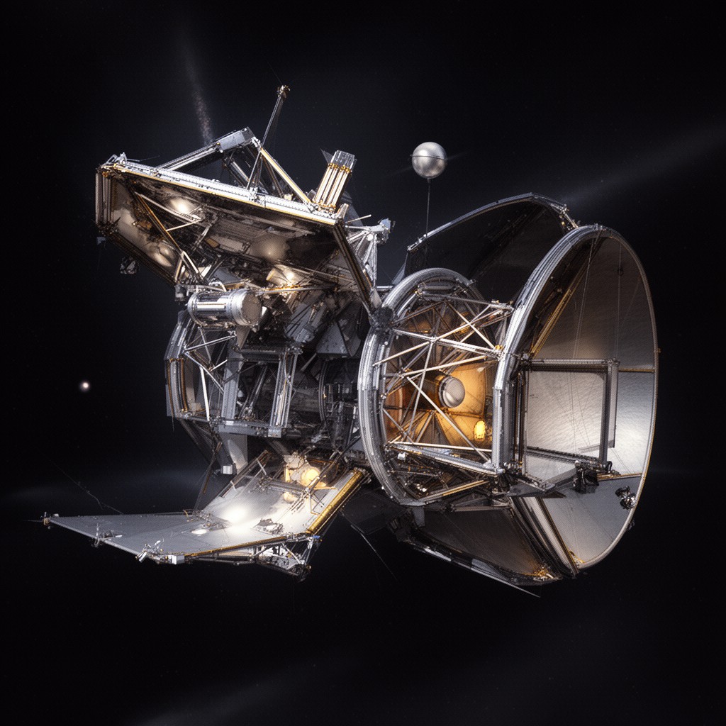AI-generated illustration of NuSTAR Nuclear Spectroscopic Telescope Array