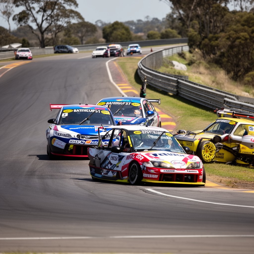 AI-generated illustration of Bathurst 1000