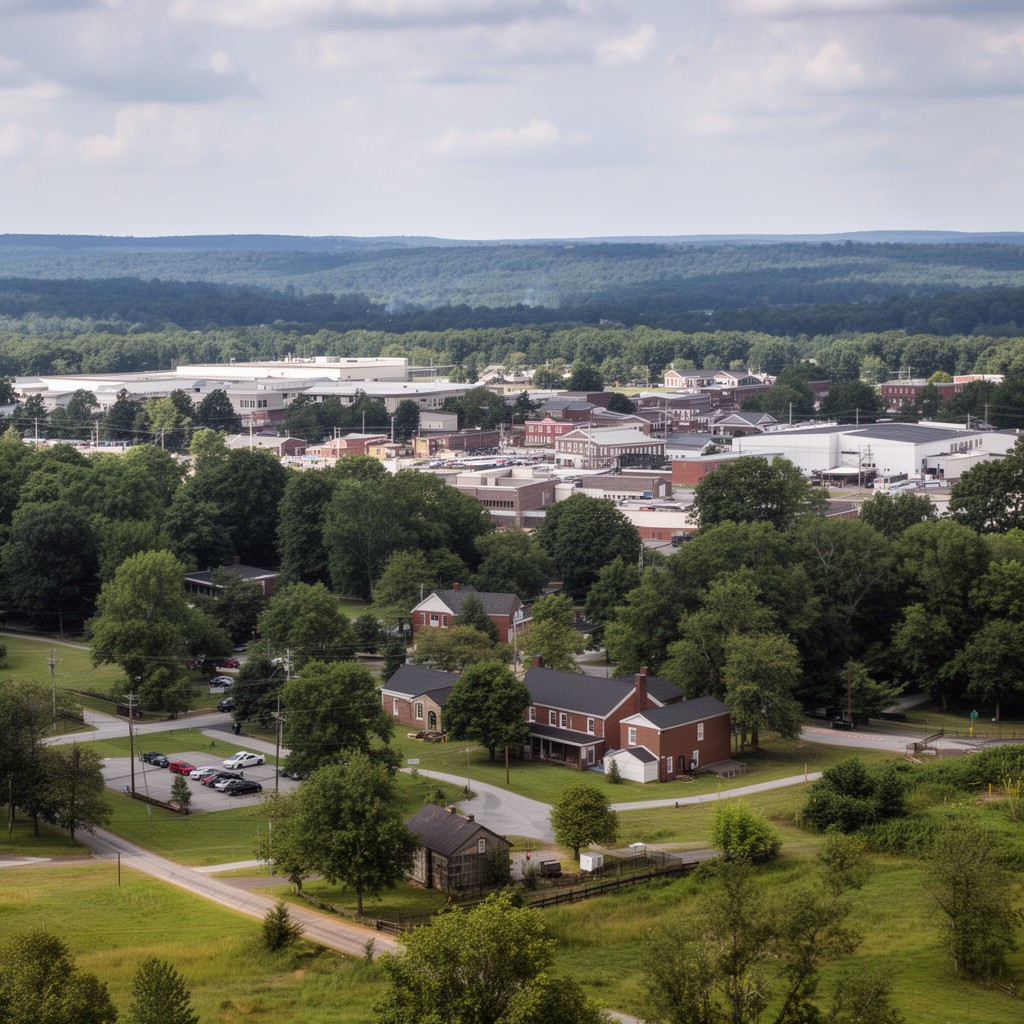 AI-generated illustration of Maury County, Tennessee