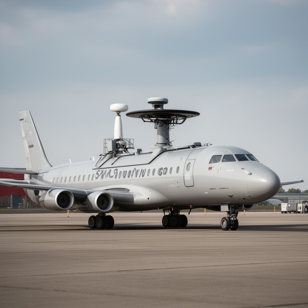 AI-generated illustration of Saab 2000 AEW&C