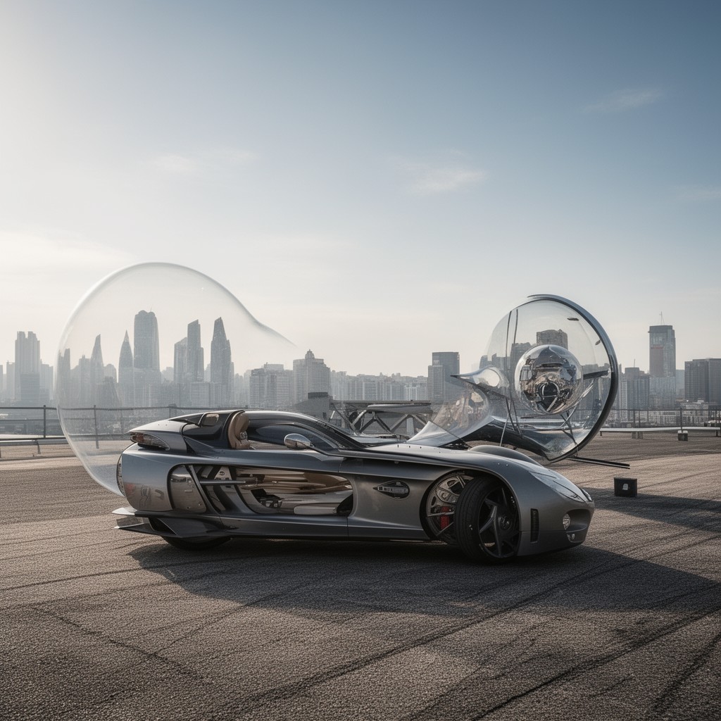 AI-generated illustration of Spyker C8 Laviolette