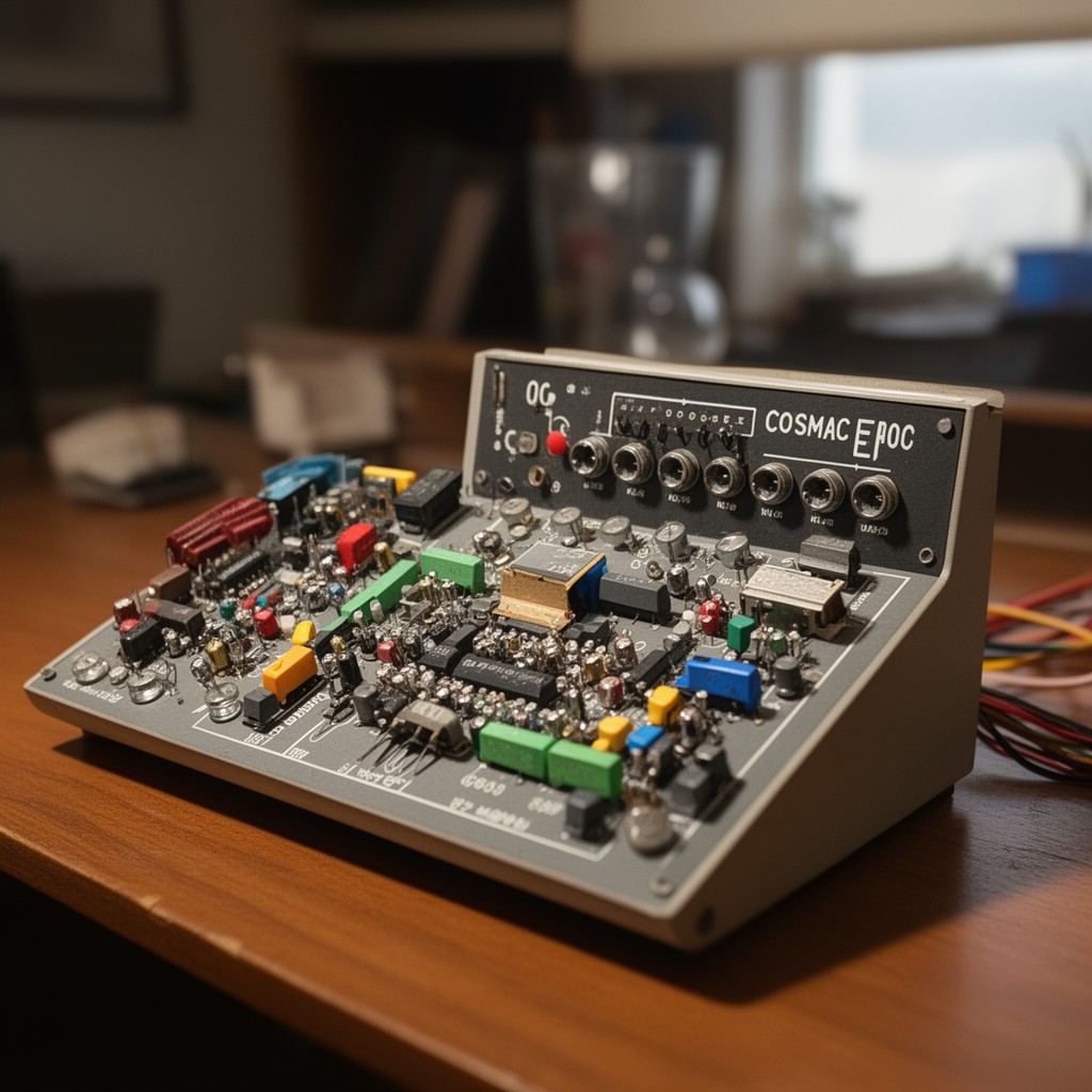 AI-generated illustration of COSMAC ELF computer