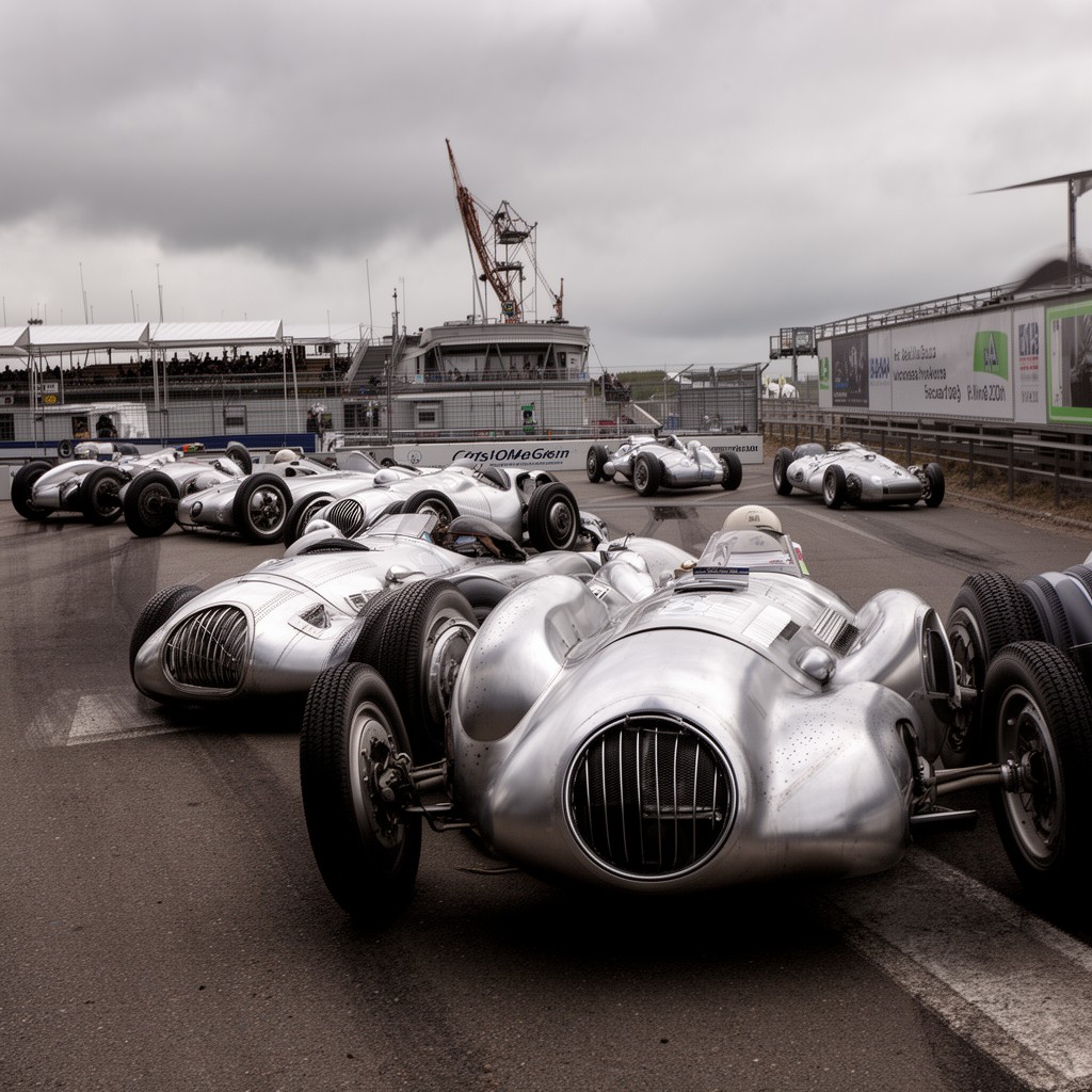 AI-generated illustration of Silver Arrows