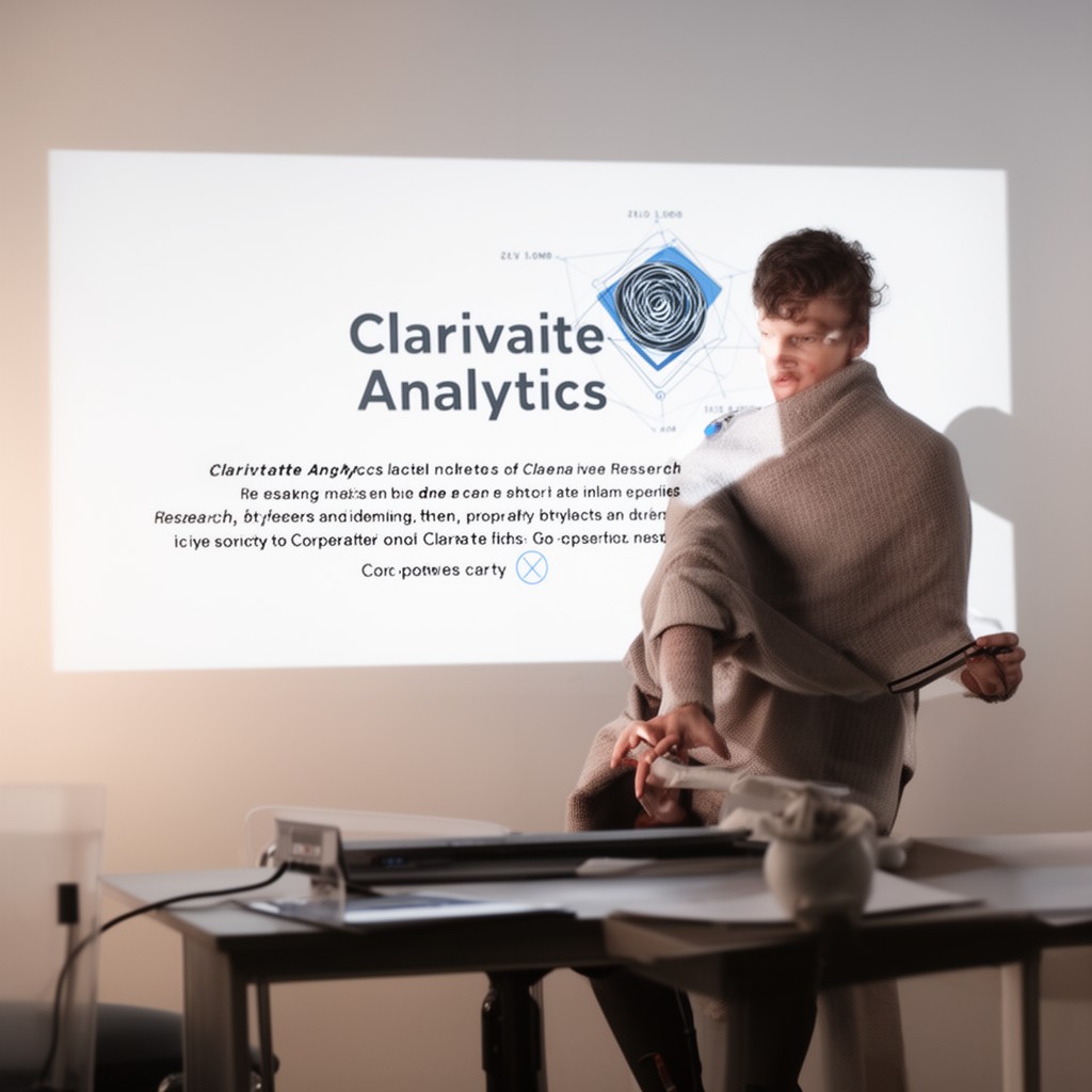 AI-generated illustration of Clarivate Analytics