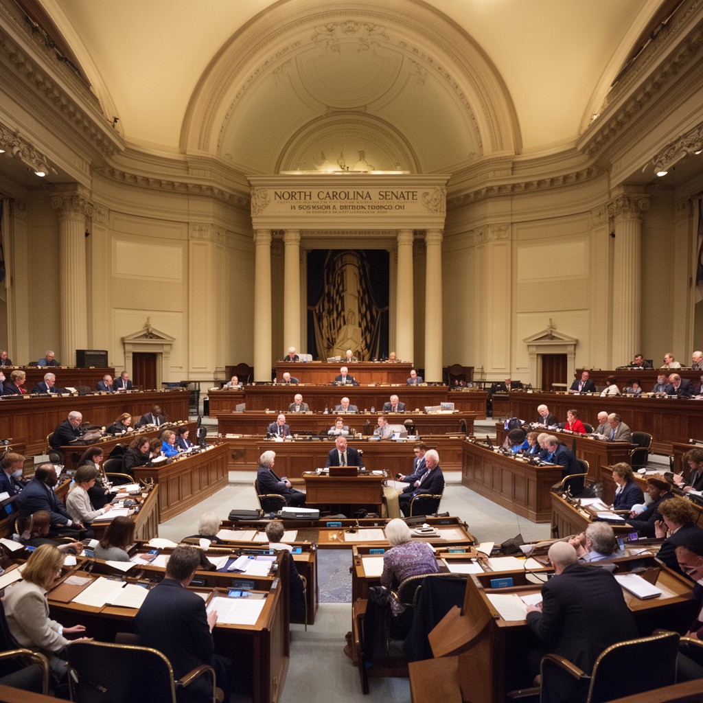AI-generated illustration of North Carolina Senate