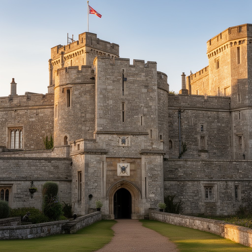 AI-generated illustration of Walmer Castle