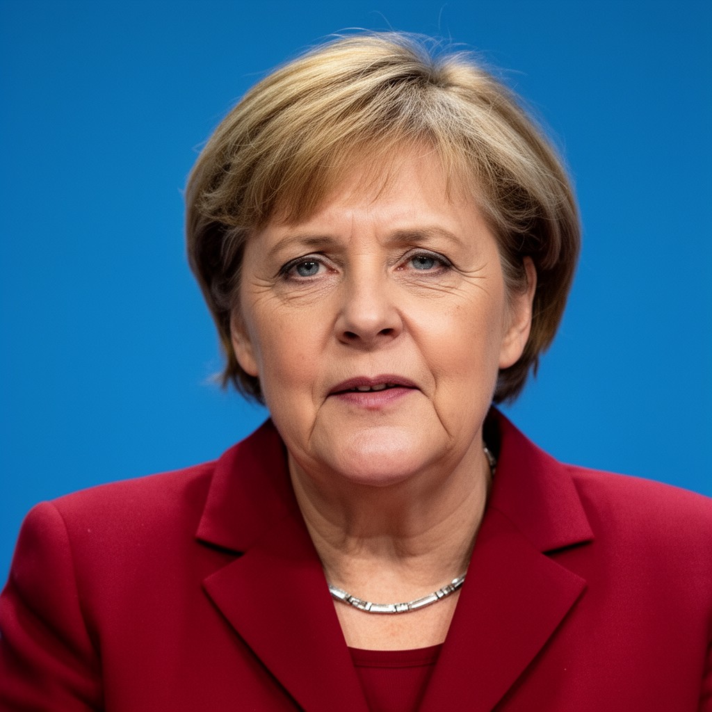 AI-generated illustration of Angela Merkel