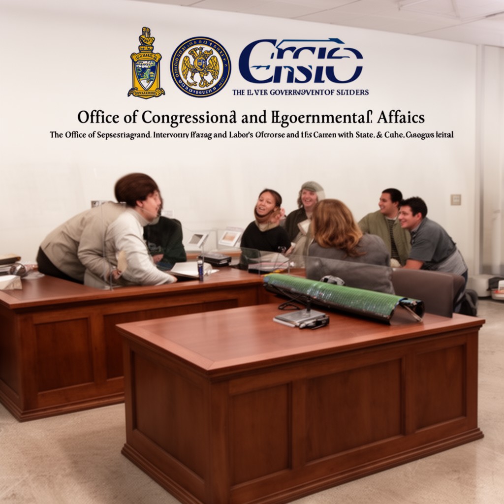 AI-generated illustration of Office of Congressional and Intergovernmental Affairs