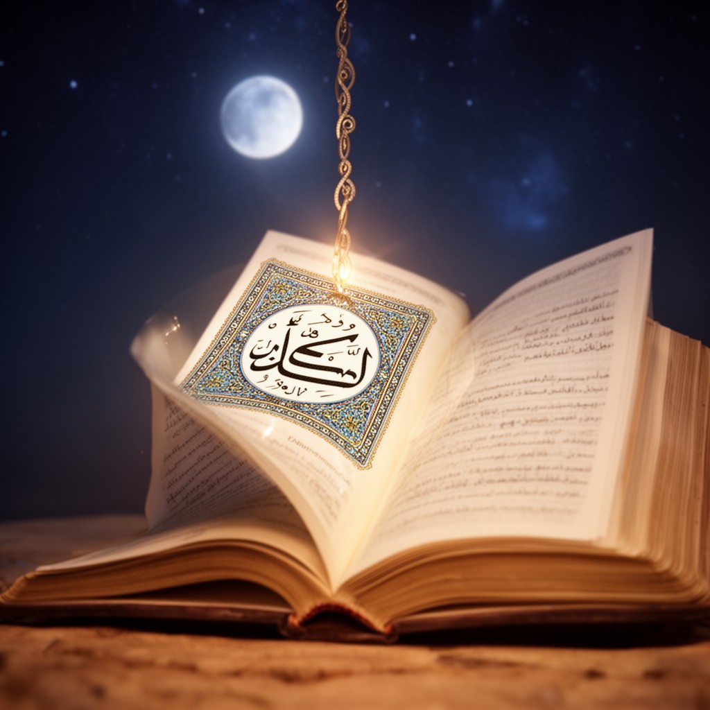 AI-generated illustration of Quran 17:1