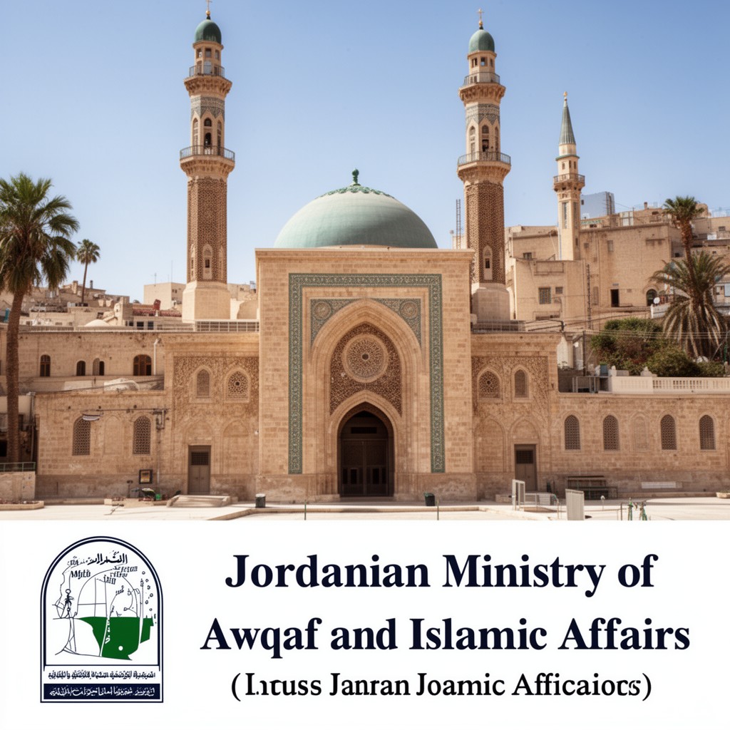 AI-generated illustration of Jordanian Ministry of Awqaf and Islamic Affairs